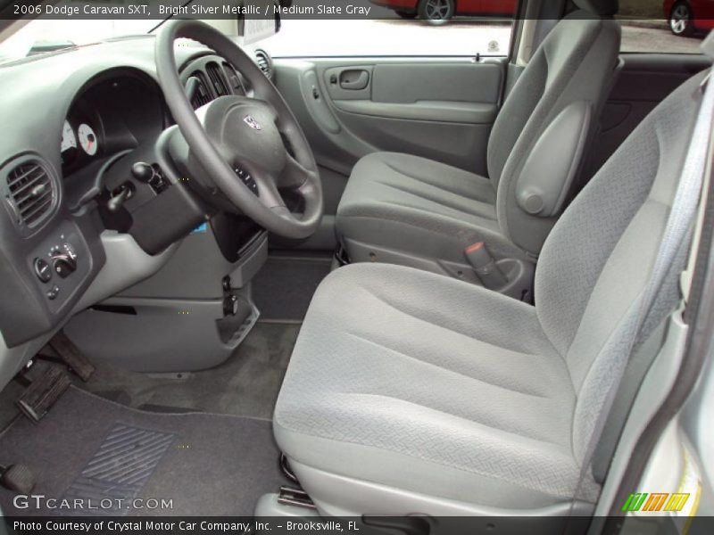 Bright Silver Metallic / Medium Slate Gray 2006 Dodge Caravan SXT