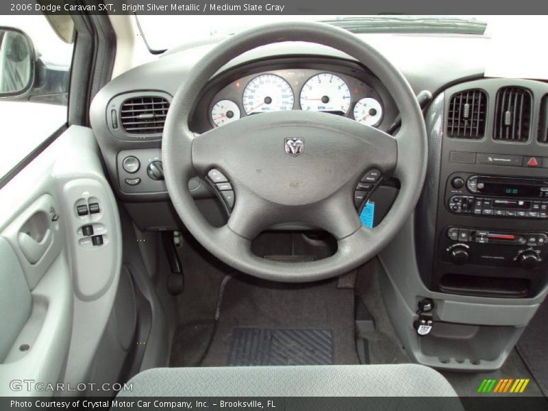 Bright Silver Metallic / Medium Slate Gray 2006 Dodge Caravan SXT