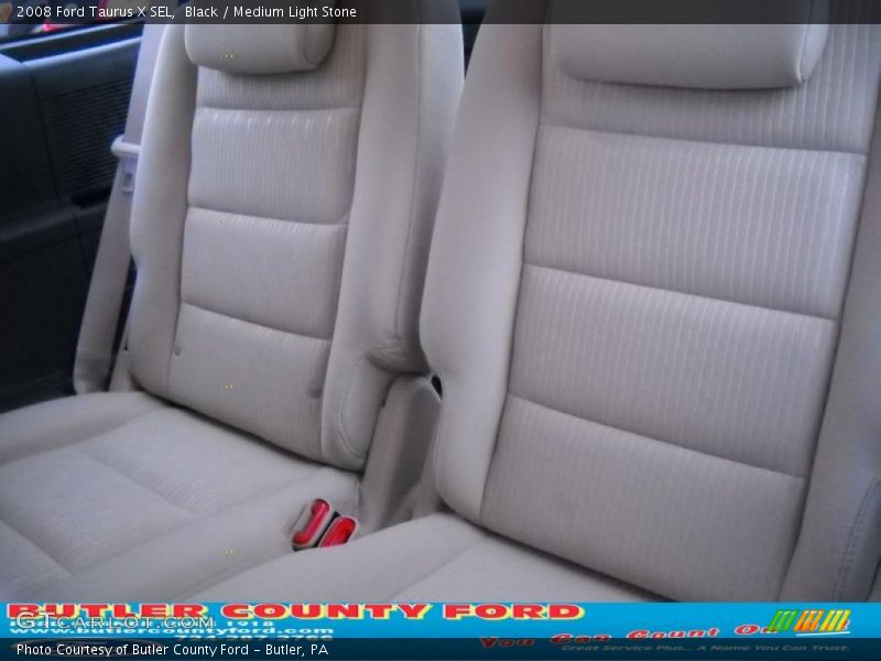 Black / Medium Light Stone 2008 Ford Taurus X SEL