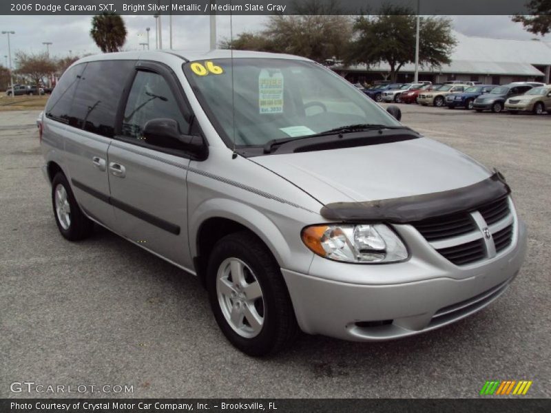 Bright Silver Metallic / Medium Slate Gray 2006 Dodge Caravan SXT