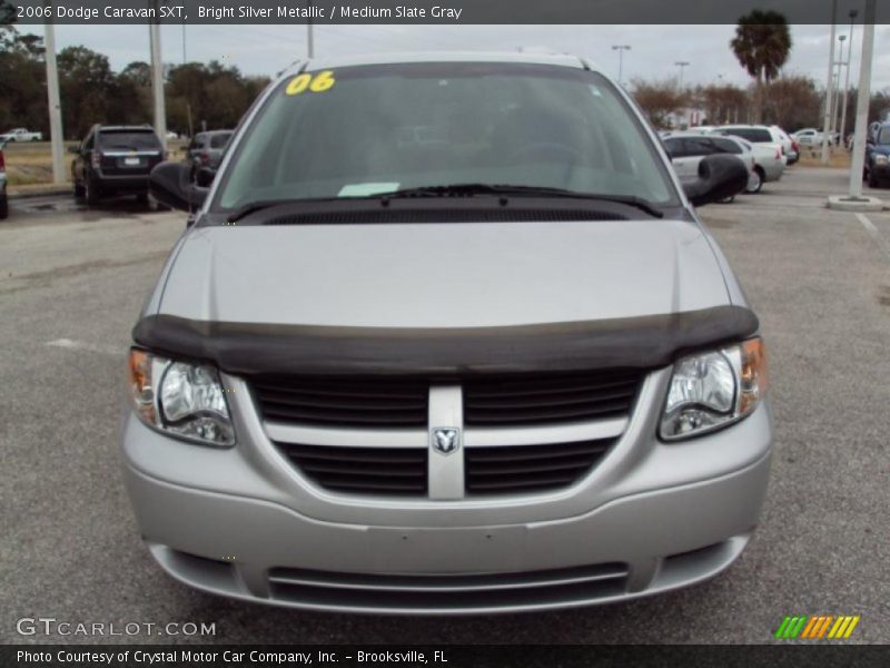 Bright Silver Metallic / Medium Slate Gray 2006 Dodge Caravan SXT