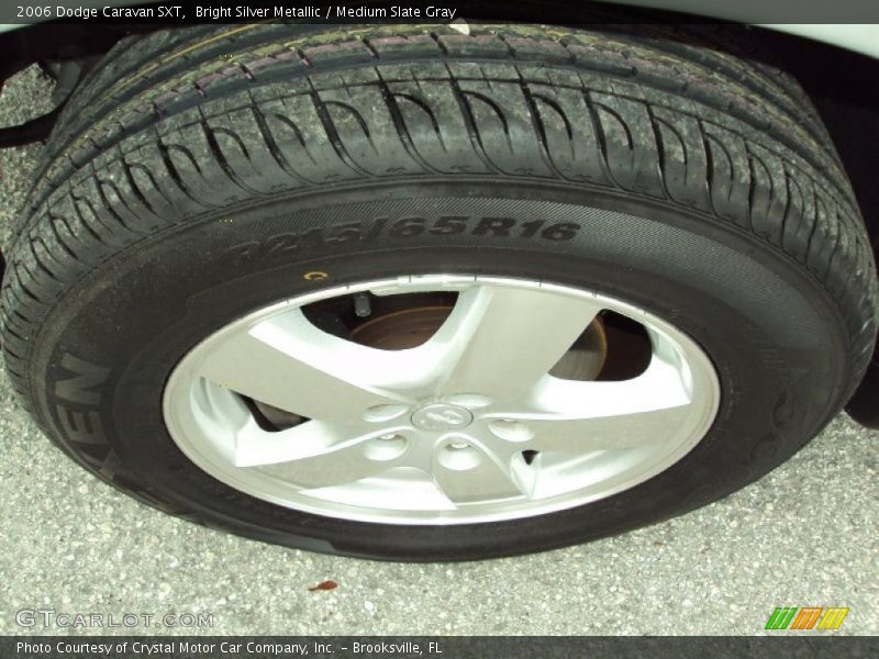 Bright Silver Metallic / Medium Slate Gray 2006 Dodge Caravan SXT
