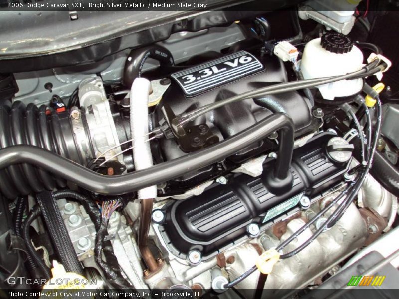 Bright Silver Metallic / Medium Slate Gray 2006 Dodge Caravan SXT