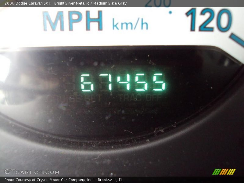 Bright Silver Metallic / Medium Slate Gray 2006 Dodge Caravan SXT