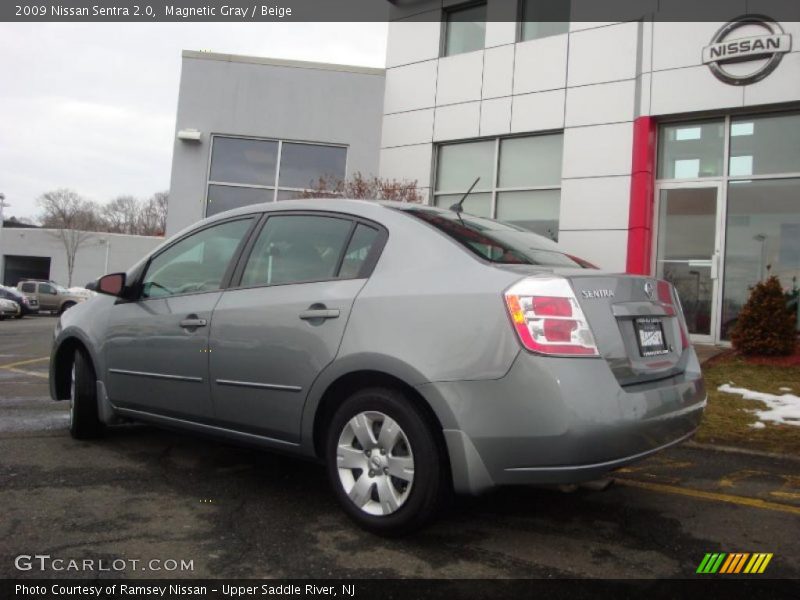 Magnetic Gray / Beige 2009 Nissan Sentra 2.0