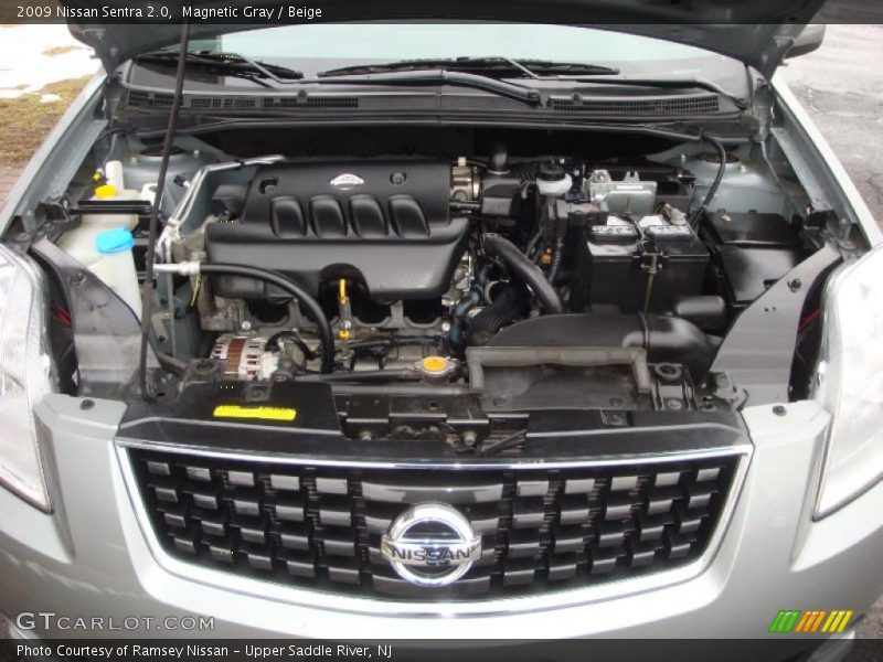Magnetic Gray / Beige 2009 Nissan Sentra 2.0