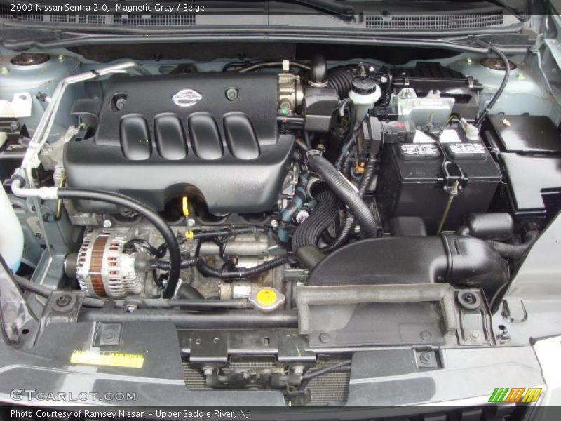 Magnetic Gray / Beige 2009 Nissan Sentra 2.0