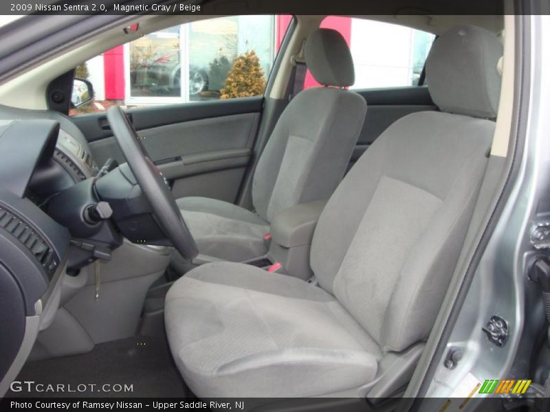 Magnetic Gray / Beige 2009 Nissan Sentra 2.0