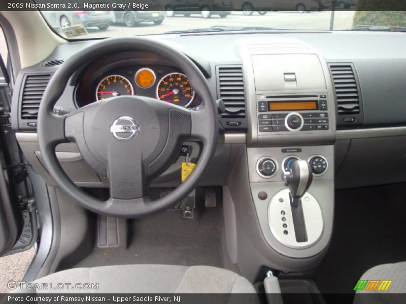 Magnetic Gray / Beige 2009 Nissan Sentra 2.0