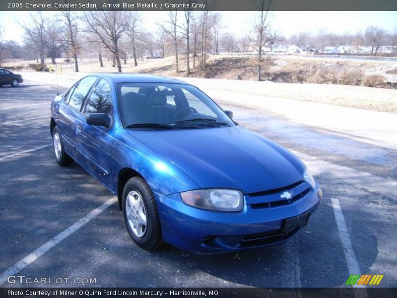 Arrival Blue Metallic / Graphite Gray 2005 Chevrolet Cavalier Sedan