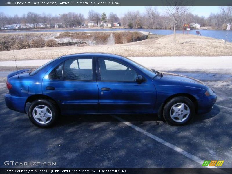 Arrival Blue Metallic / Graphite Gray 2005 Chevrolet Cavalier Sedan