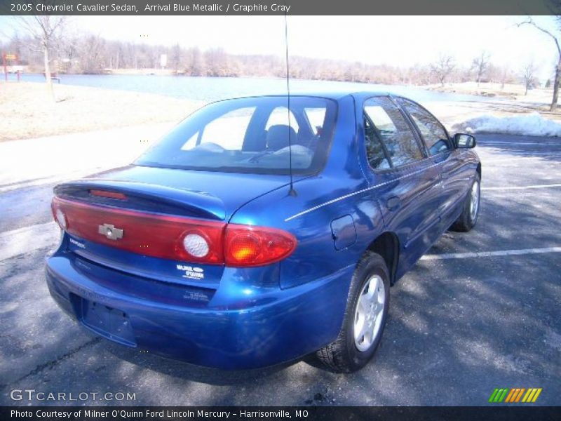 Arrival Blue Metallic / Graphite Gray 2005 Chevrolet Cavalier Sedan