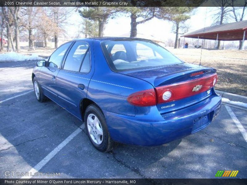 Arrival Blue Metallic / Graphite Gray 2005 Chevrolet Cavalier Sedan