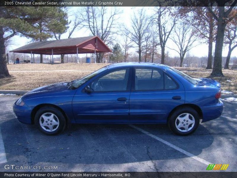 Arrival Blue Metallic / Graphite Gray 2005 Chevrolet Cavalier Sedan