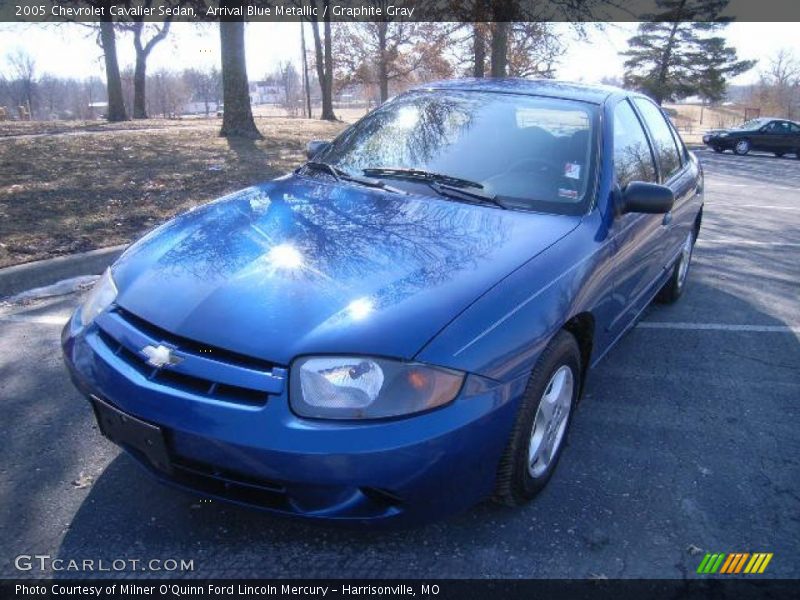 Arrival Blue Metallic / Graphite Gray 2005 Chevrolet Cavalier Sedan