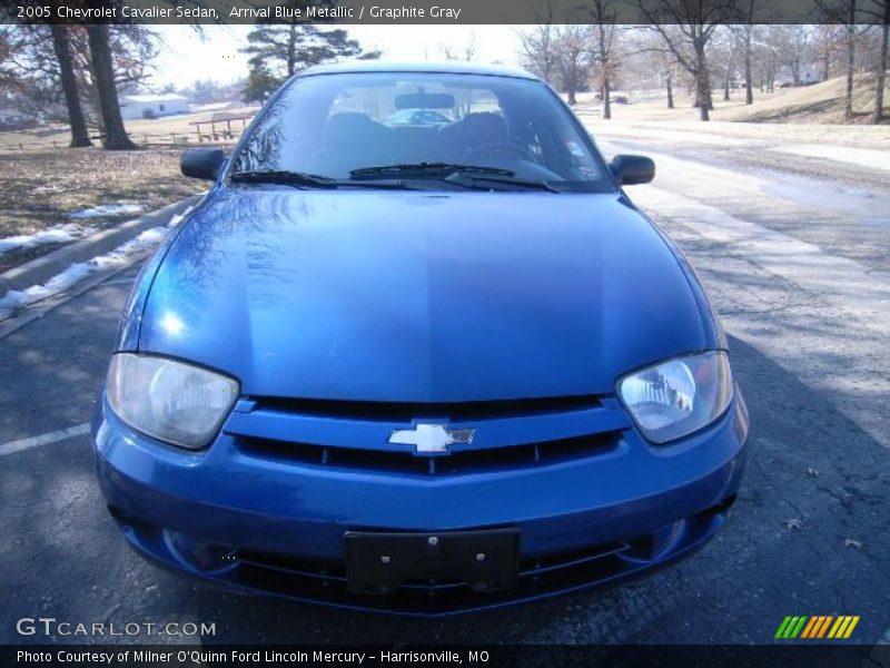 Arrival Blue Metallic / Graphite Gray 2005 Chevrolet Cavalier Sedan