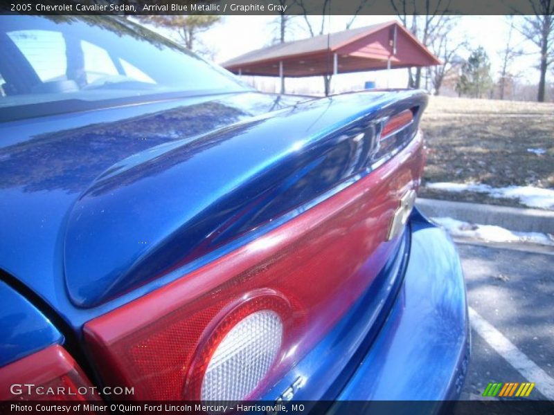 Arrival Blue Metallic / Graphite Gray 2005 Chevrolet Cavalier Sedan