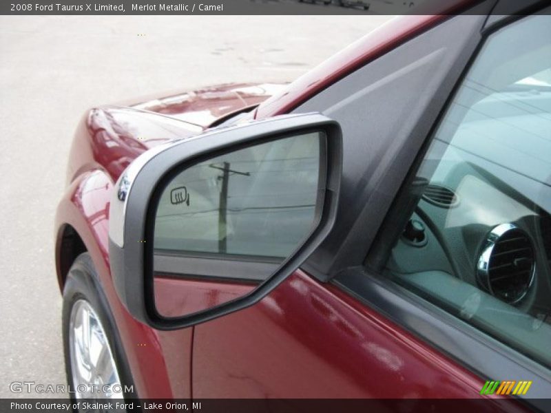 Merlot Metallic / Camel 2008 Ford Taurus X Limited