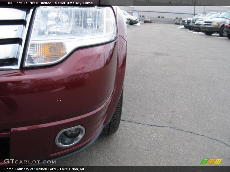 Merlot Metallic / Camel 2008 Ford Taurus X Limited