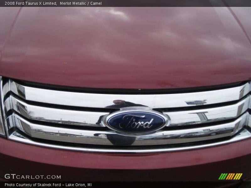 Merlot Metallic / Camel 2008 Ford Taurus X Limited