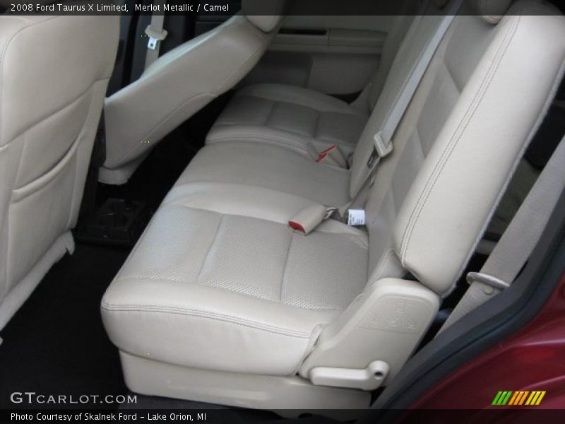 Merlot Metallic / Camel 2008 Ford Taurus X Limited