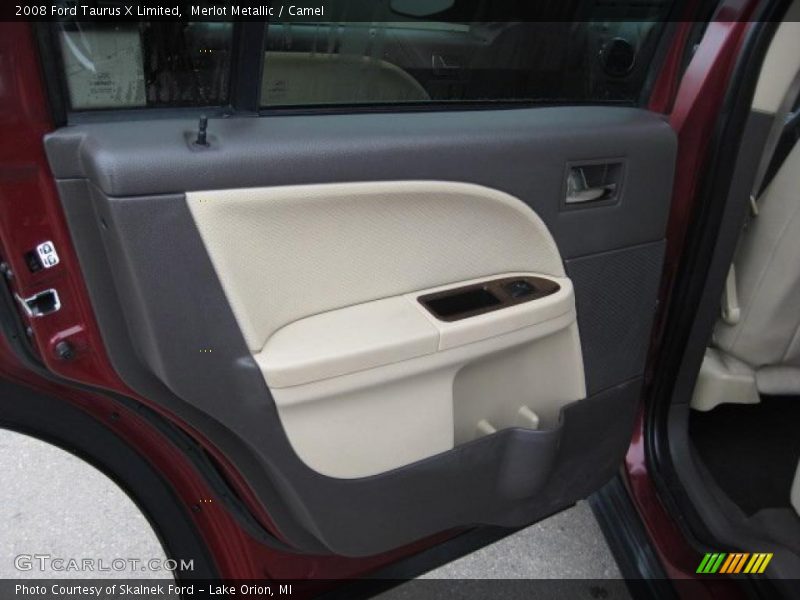 Merlot Metallic / Camel 2008 Ford Taurus X Limited