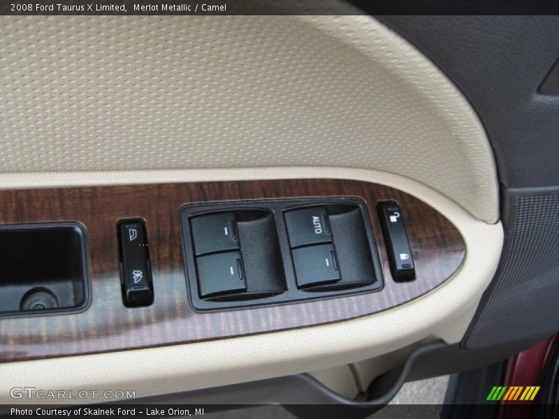 Merlot Metallic / Camel 2008 Ford Taurus X Limited