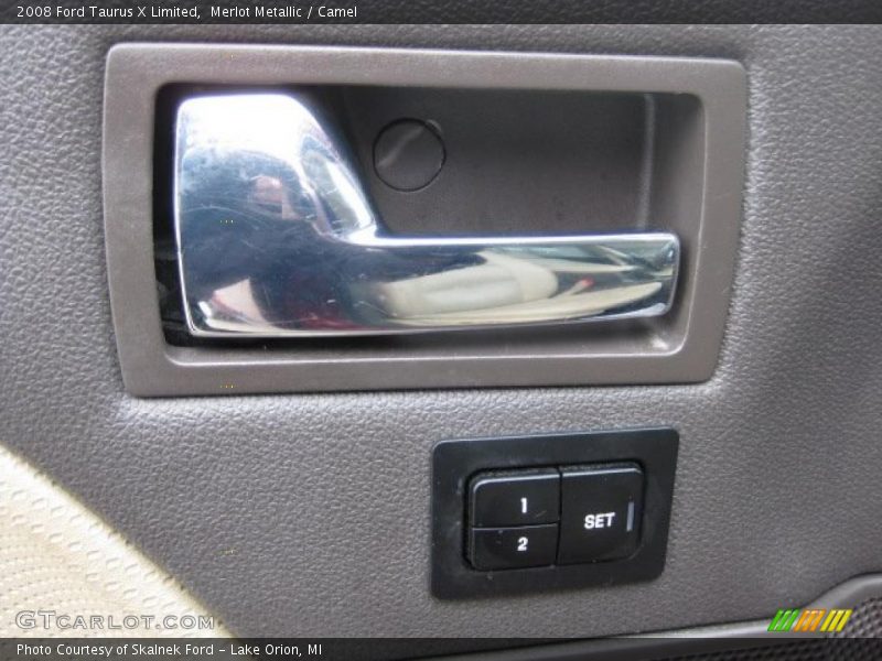 Merlot Metallic / Camel 2008 Ford Taurus X Limited