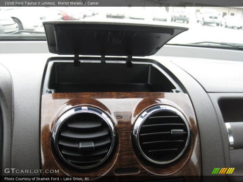 Merlot Metallic / Camel 2008 Ford Taurus X Limited