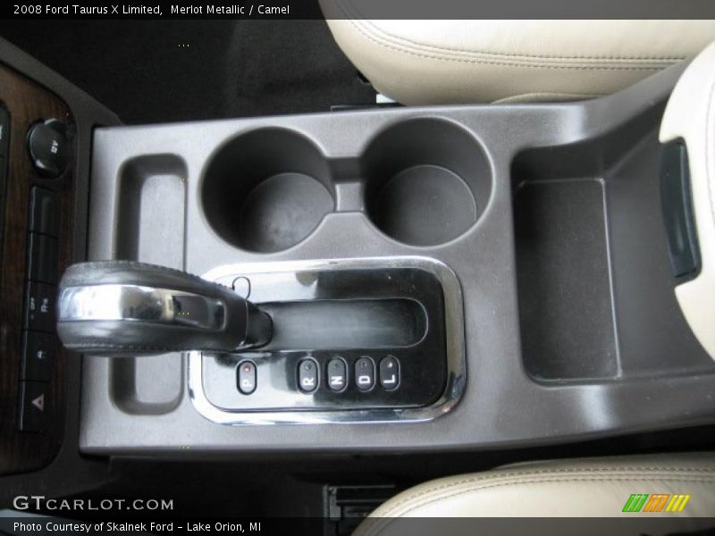 Merlot Metallic / Camel 2008 Ford Taurus X Limited