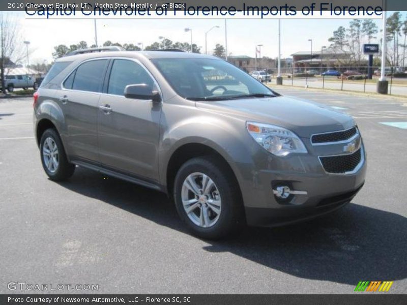 Mocha Steel Metallic / Jet Black 2010 Chevrolet Equinox LT