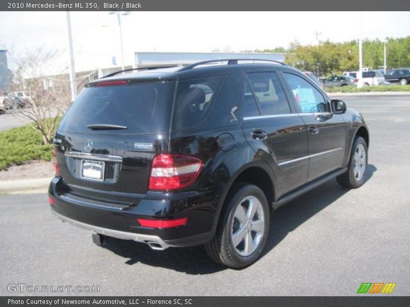Black / Black 2010 Mercedes-Benz ML 350