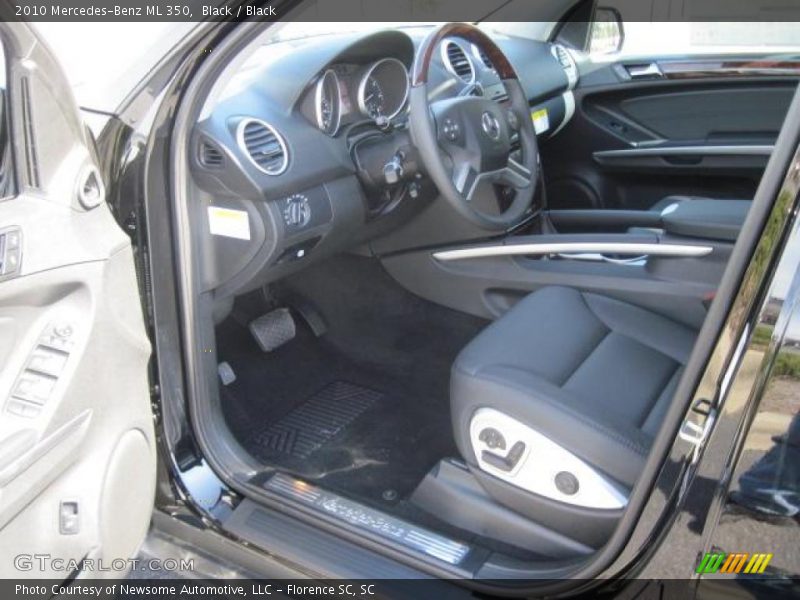 Black / Black 2010 Mercedes-Benz ML 350