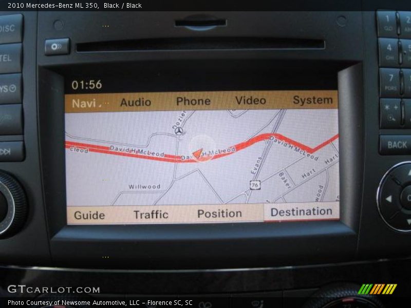 Black / Black 2010 Mercedes-Benz ML 350