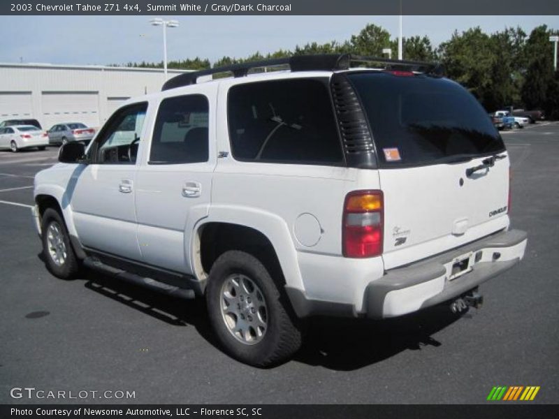 Summit White / Gray/Dark Charcoal 2003 Chevrolet Tahoe Z71 4x4