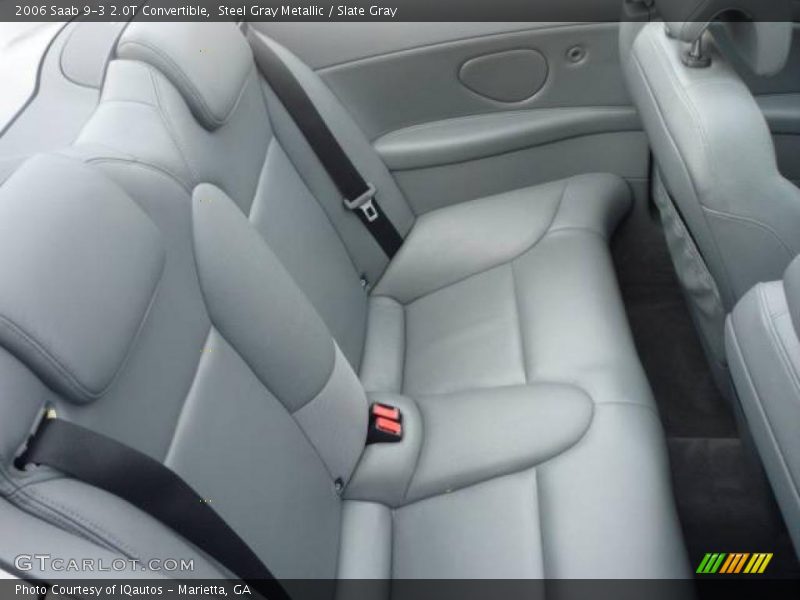 Steel Gray Metallic / Slate Gray 2006 Saab 9-3 2.0T Convertible