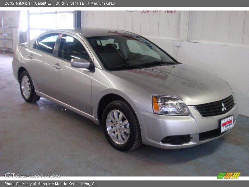 Quick Silver Pearl / Medium Gray 2009 Mitsubishi Galant ES