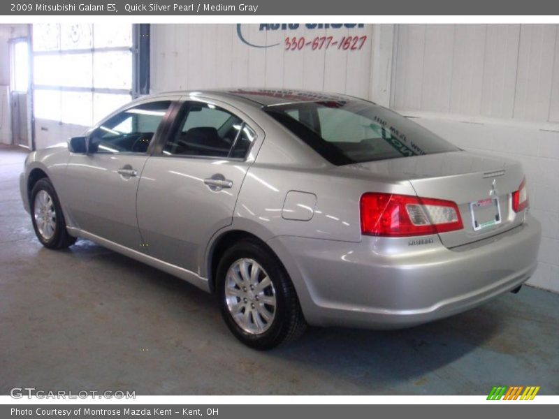 Quick Silver Pearl / Medium Gray 2009 Mitsubishi Galant ES