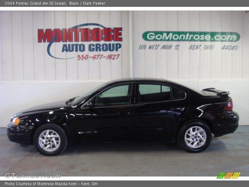 Black / Dark Pewter 2004 Pontiac Grand Am SE Sedan
