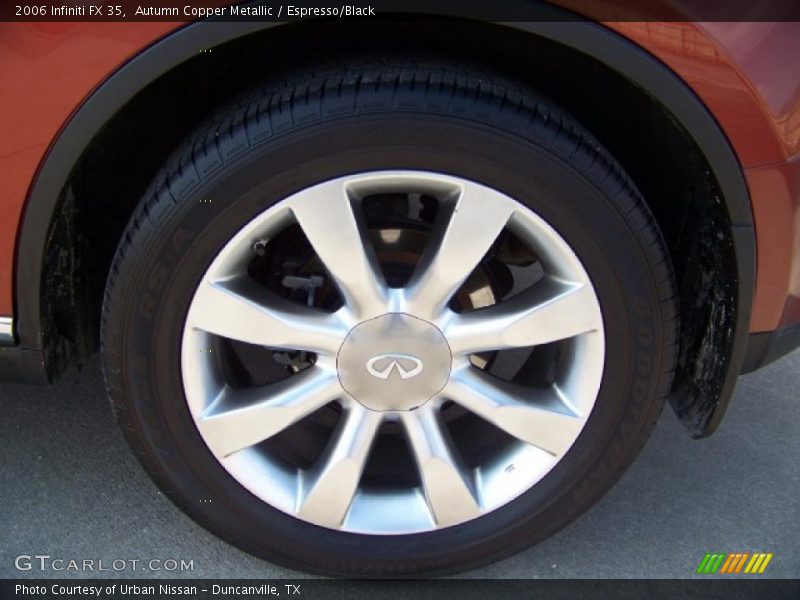 Autumn Copper Metallic / Espresso/Black 2006 Infiniti FX 35