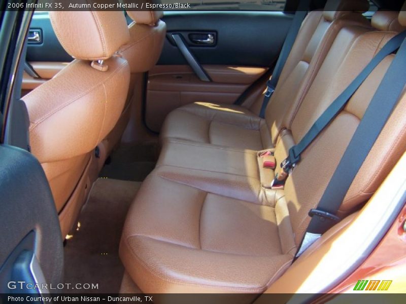 Autumn Copper Metallic / Espresso/Black 2006 Infiniti FX 35