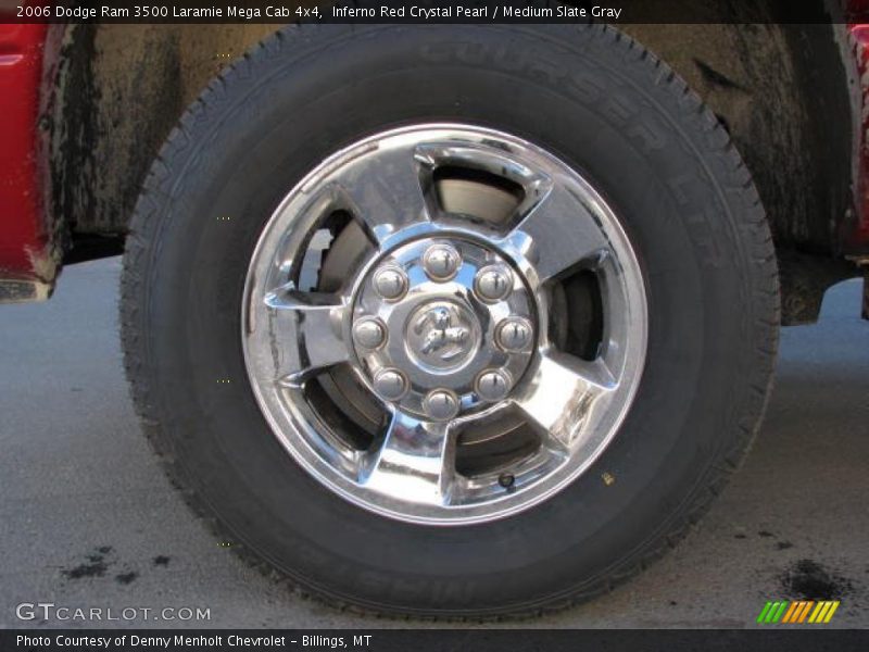 Inferno Red Crystal Pearl / Medium Slate Gray 2006 Dodge Ram 3500 Laramie Mega Cab 4x4