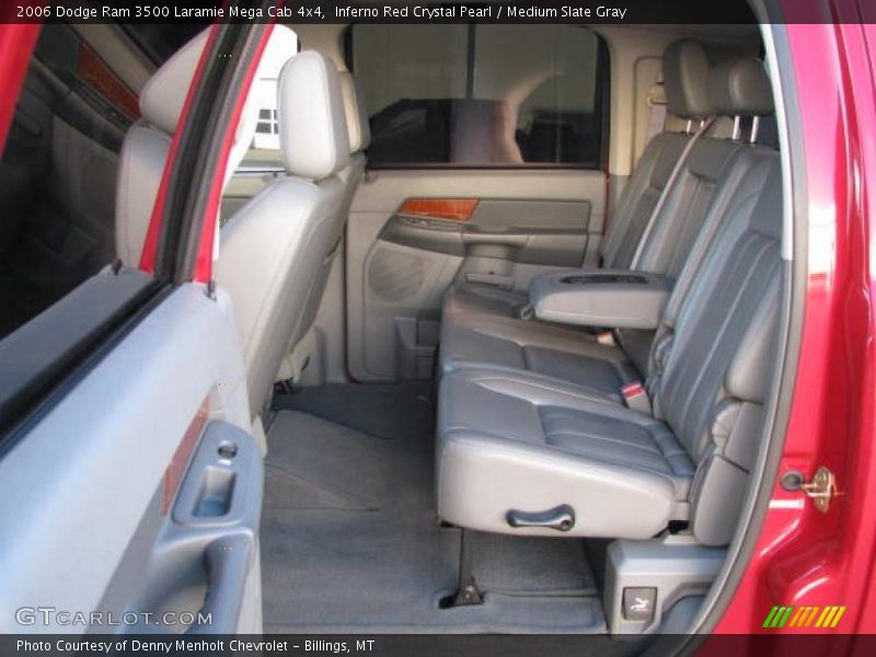 Inferno Red Crystal Pearl / Medium Slate Gray 2006 Dodge Ram 3500 Laramie Mega Cab 4x4