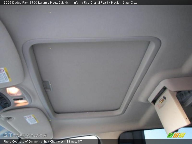 Inferno Red Crystal Pearl / Medium Slate Gray 2006 Dodge Ram 3500 Laramie Mega Cab 4x4