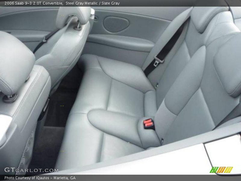 Steel Gray Metallic / Slate Gray 2006 Saab 9-3 2.0T Convertible
