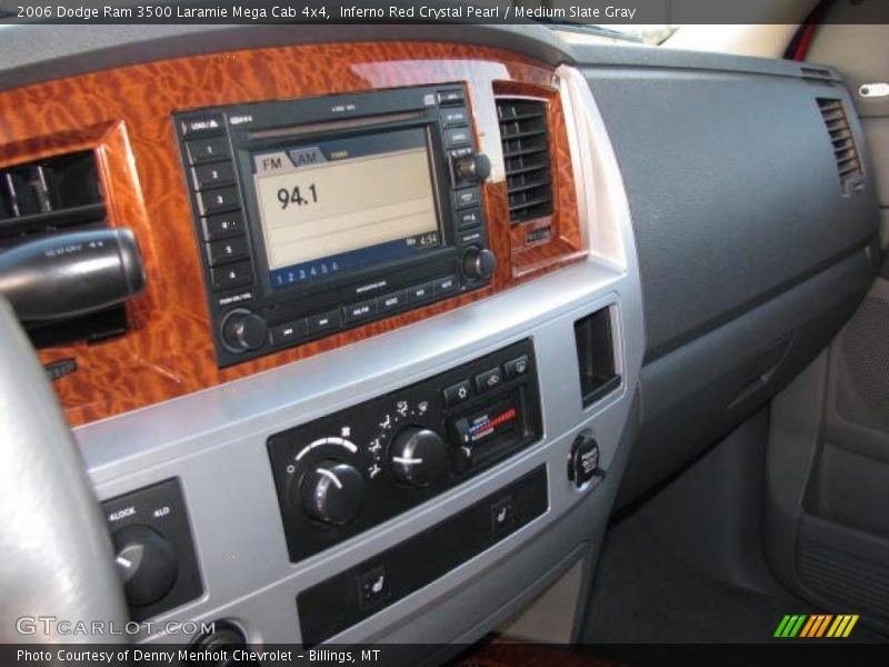 Inferno Red Crystal Pearl / Medium Slate Gray 2006 Dodge Ram 3500 Laramie Mega Cab 4x4