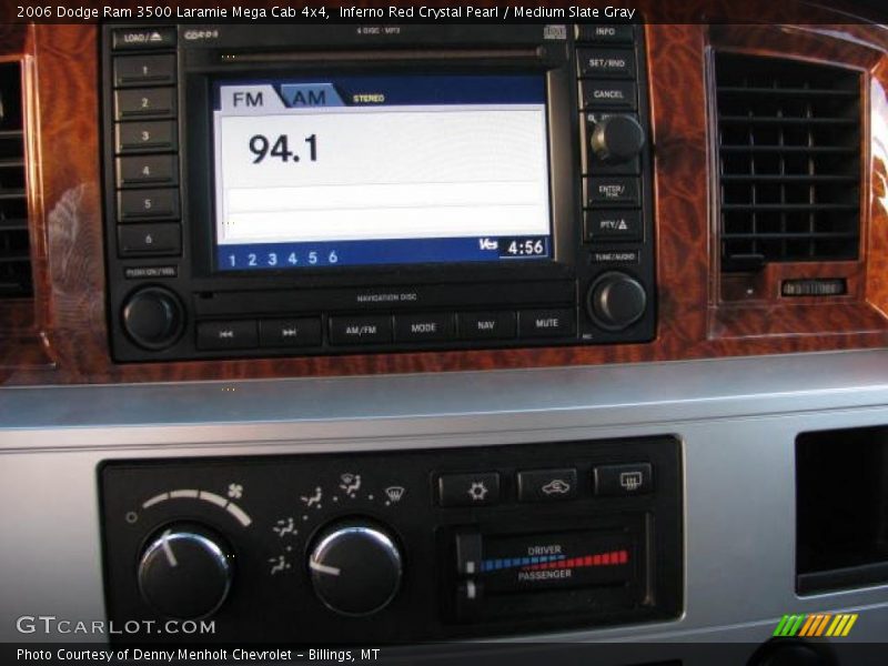 Inferno Red Crystal Pearl / Medium Slate Gray 2006 Dodge Ram 3500 Laramie Mega Cab 4x4