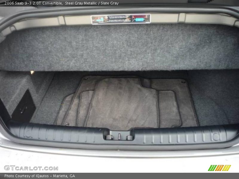 Steel Gray Metallic / Slate Gray 2006 Saab 9-3 2.0T Convertible