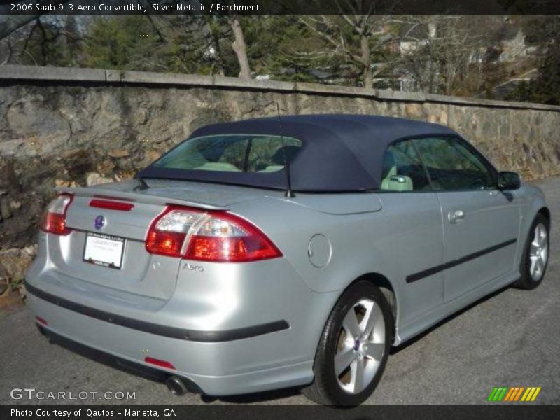 Silver Metallic / Parchment 2006 Saab 9-3 Aero Convertible