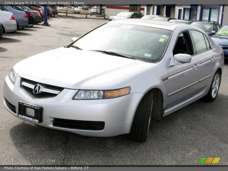 Satin Silver Metallic / Ebony 2004 Acura TL 3.2